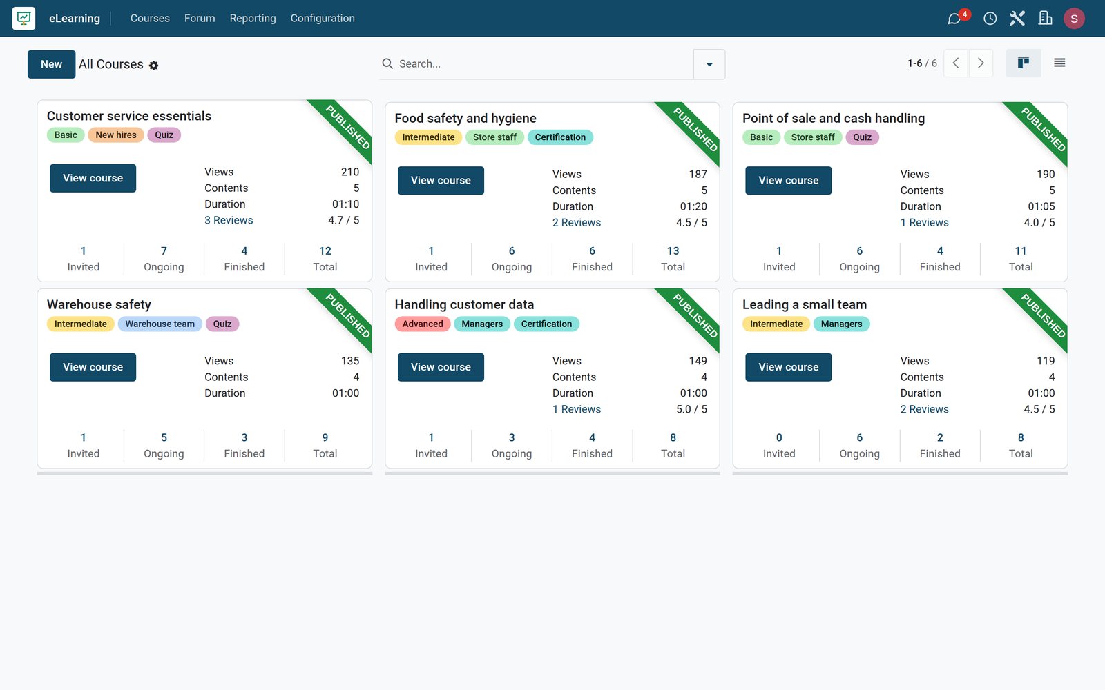 eLearning in BridgeERP: Train your team and your customers with courses they finish