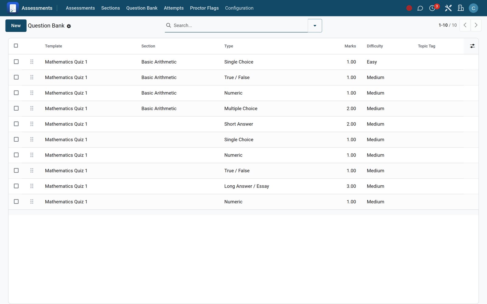 Assessment Engine in the EduPrime: Exams, marksheets, grading scales, transcripts and report cards
