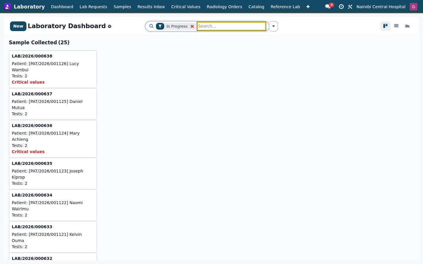 Laboratory — Test Catalog & Panels