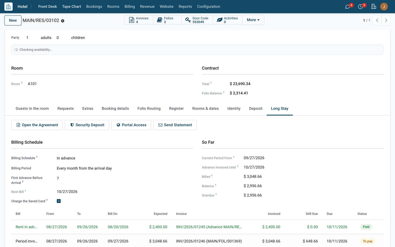 Long Stay: Monthly Billing That Runs Itself