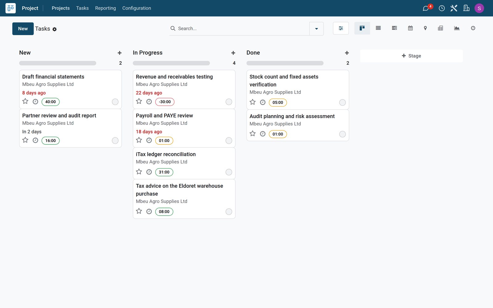 BridgeERP for professional services: Client engagements, hours and fees in one place