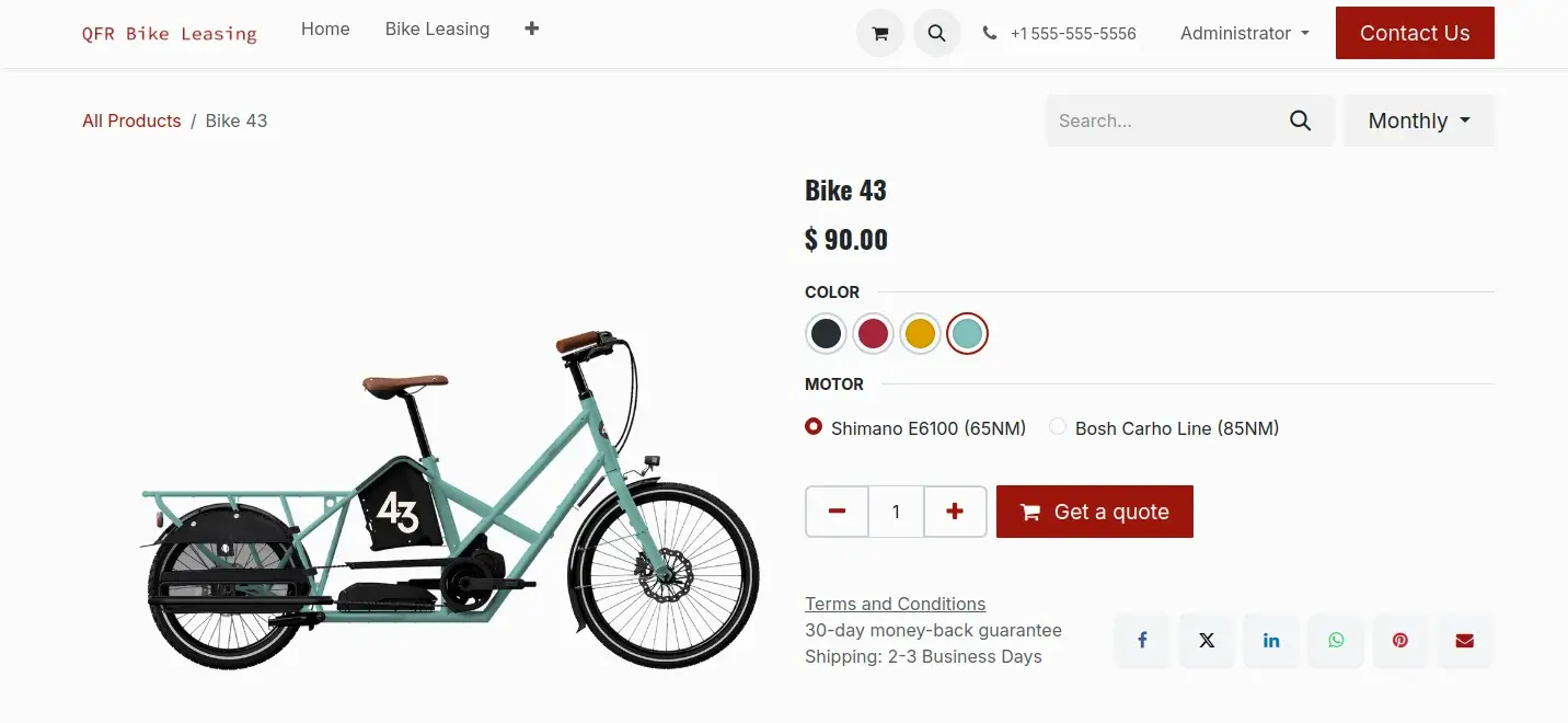 Rental Business eCommerce Platform