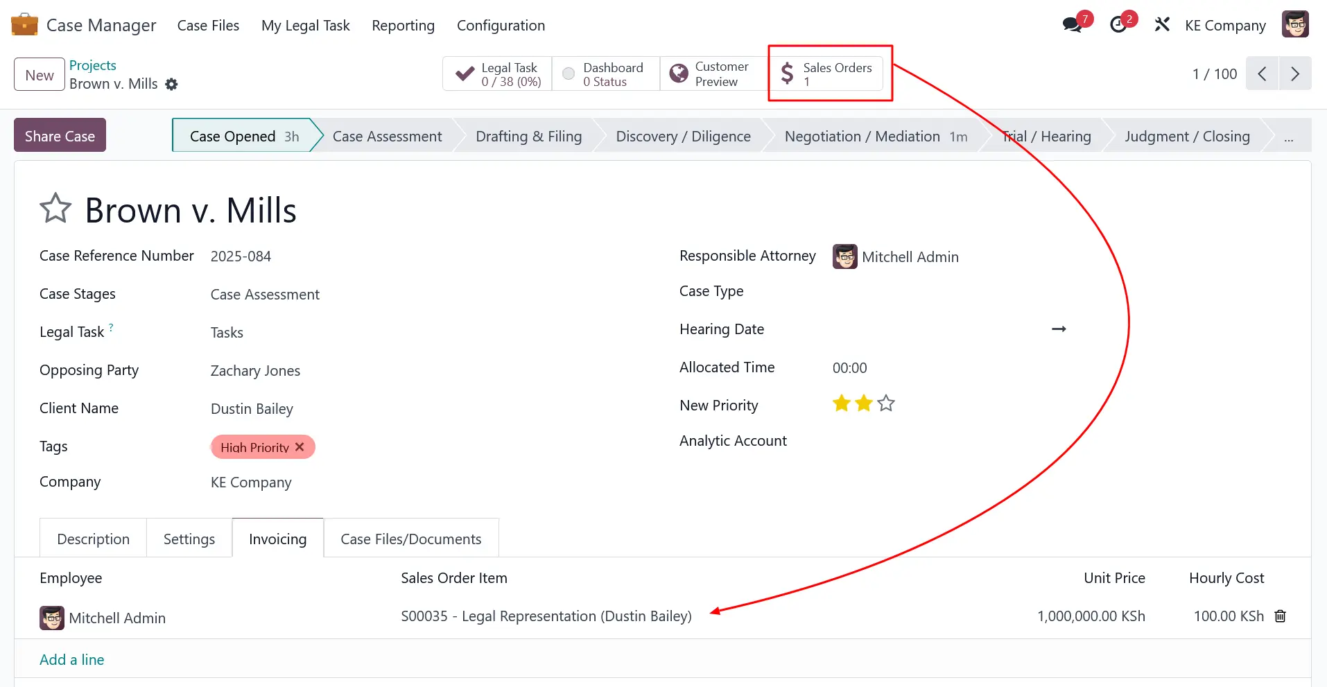 Legal Billing System