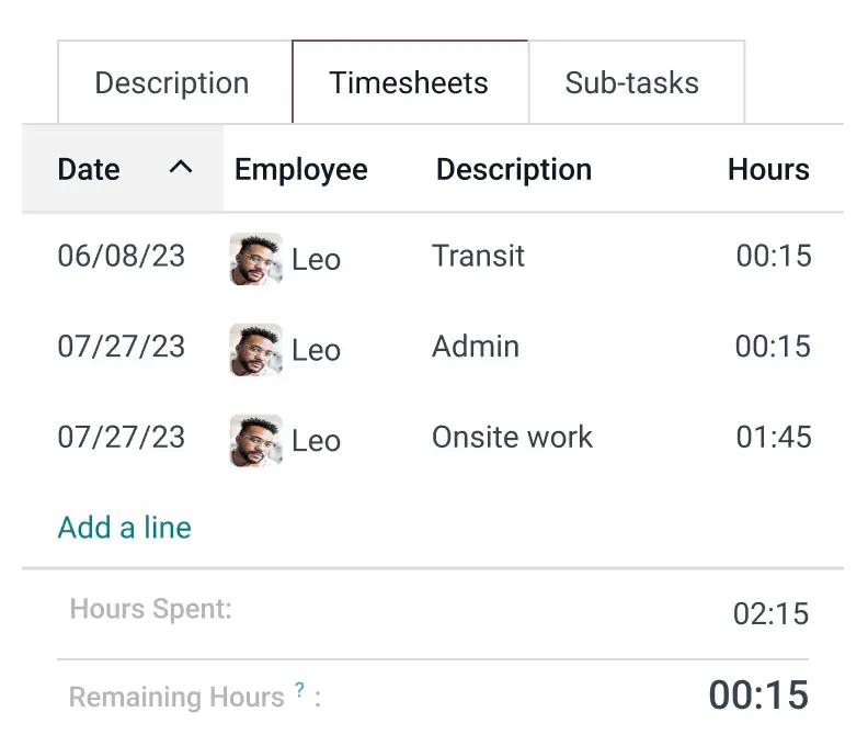 Mobile Timesheet