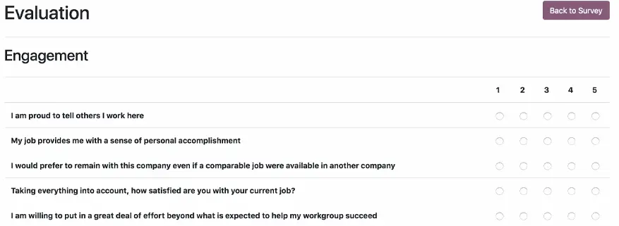 Exportable Answers Interface