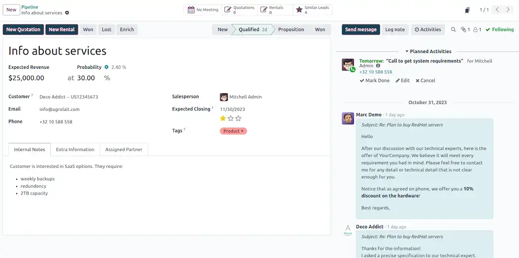 Communication Dashboard