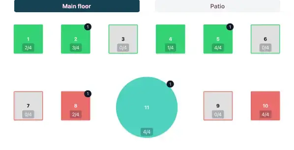 Interactive floor plan interface